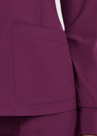 Maevn Women's Matrix Impulse Round Neck Snap Jacket