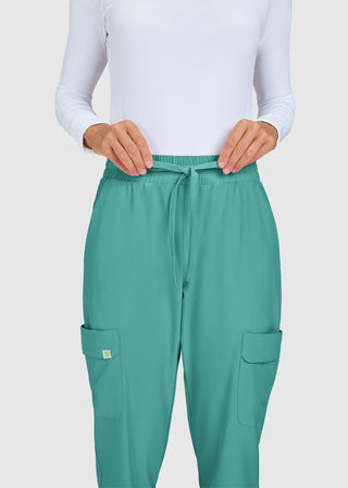 koi Planet Terra Women's Jogger-Style Eco-Friendly Scrub Pant