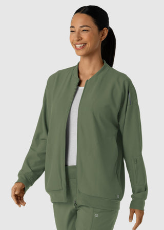 Wink Scrubs Women's Bomber Scrub Jacket