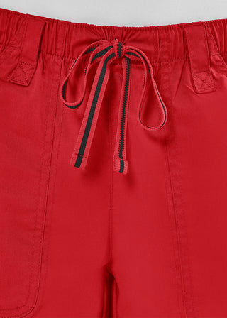 Maevn Blossom Signature Women's Functional Elastic Drawstring Waistband Petite Pant