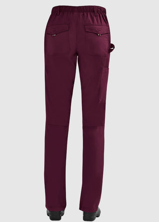 Maevn Blossom Signature Women's Functional Elastic Drawstring Waistband Petite Pant