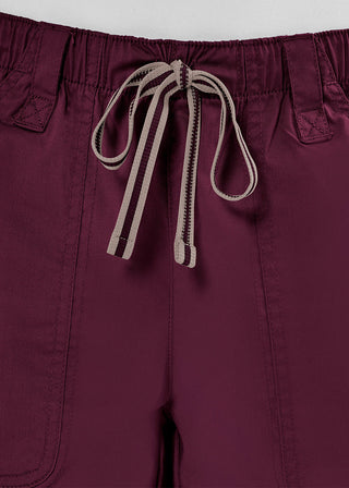 Maevn Blossom Signature Women's Functional Elastic Drawstring Waistband Petite Pant