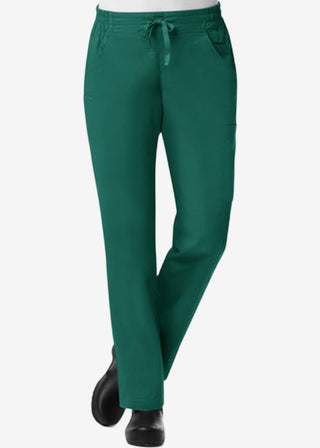 Maevn Blossom Signature Women's Mesh Pocket 3-Quaters Elastic Band Pant