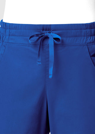 Maevn Blossom Signature Women's Mesh Pocket 3-Quaters Elastic Band Pant