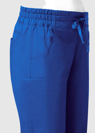 Maevn Blossom Signature Women's Mesh Pocket 3-Quaters Elastic Band Pant