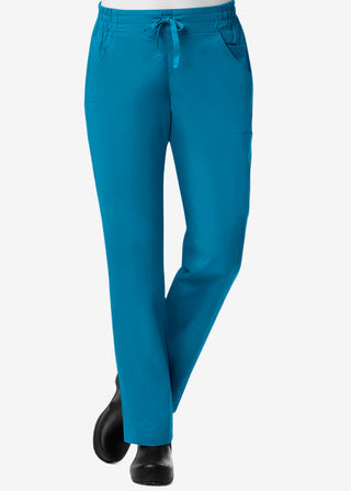 Maevn Blossom Signature Women's Mesh Pocket 3-Quaters Elastic Band Pant