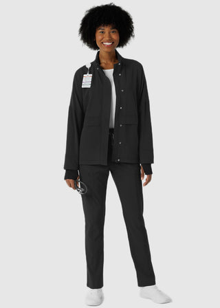 Wink Scrubs Women's Germs Happen Packable Scrub Jacket