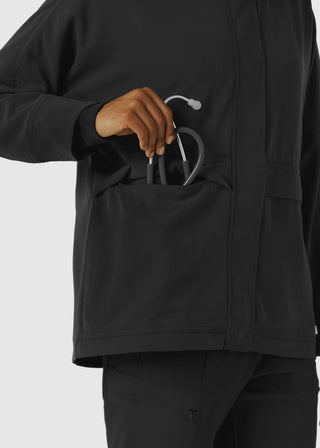 Wink Scrubs Women's Germs Happen Packable Scrub Jacket