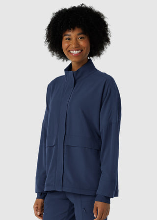 Wink Scrubs Women's Germs Happen Packable Scrub Jacket