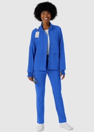 Wink Scrubs Women's Germs Happen Packable Scrub Jacket