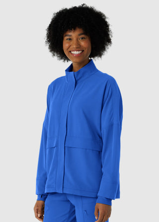 Wink Scrubs Women's Germs Happen Packable Scrub Jacket