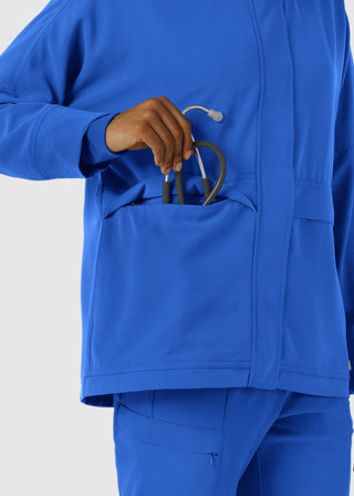 Wink Scrubs Women's Germs Happen Packable Scrub Jacket