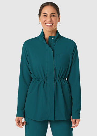 Wink Scrubs Wink Renew Women's Convertible Hood Jacket Black