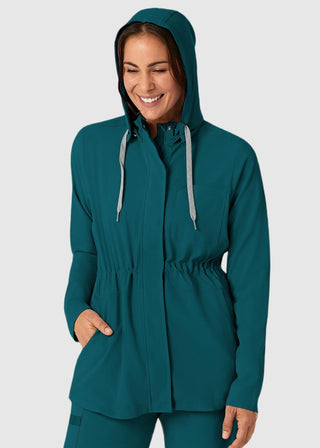 Wink Scrubs Wink Renew Women's Convertible Hood Jacket Black