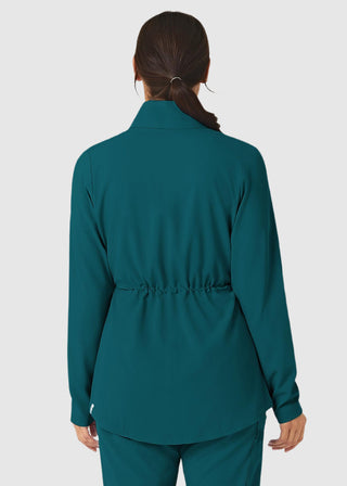 Wink Scrubs Wink Renew Women's Convertible Hood Jacket Black