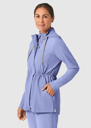 Wink Scrubs Wink Renew Women's Convertible Hood Jacket Black