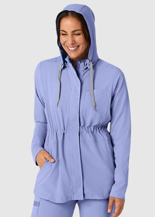 Wink Scrubs Wink Renew Women's Convertible Hood Jacket Black