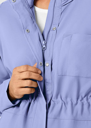 Wink Scrubs Wink Renew Women's Convertible Hood Jacket Black