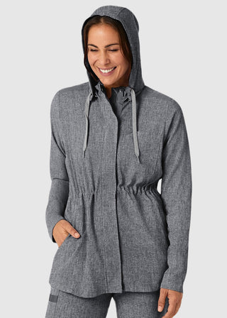 Wink Scrubs Wink Renew Women's Convertible Hood Jacket Black