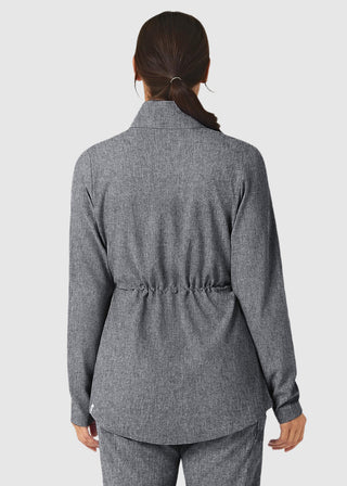 Wink Scrubs Wink Renew Women's Convertible Hood Jacket Black