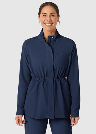 Wink Scrubs Wink Renew Women's Convertible Hood Jacket Black