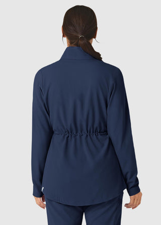 Wink Scrubs Wink Renew Women's Convertible Hood Jacket Black