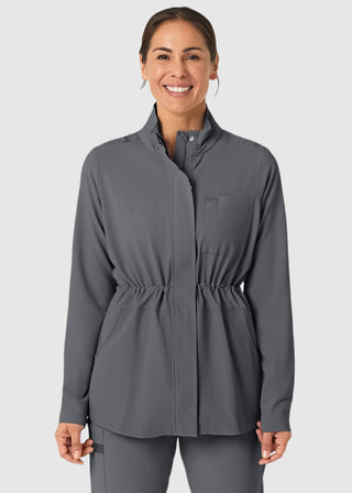 Wink Scrubs Wink Renew Women's Convertible Hood Jacket Black