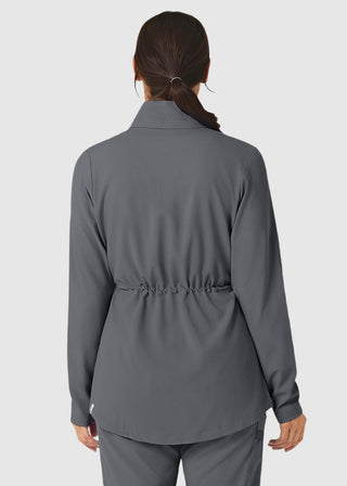 Wink Scrubs Wink Renew Women's Convertible Hood Jacket Black