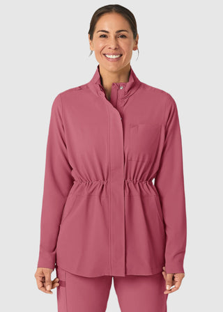 Wink Scrubs Wink Renew Women's Convertible Hood Jacket Black