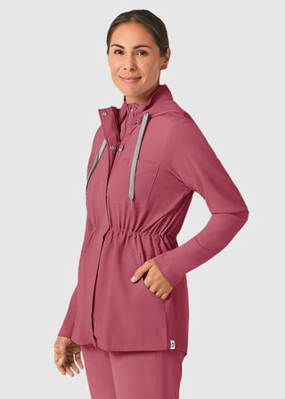 Wink Scrubs Wink Renew Women's Convertible Hood Jacket Black