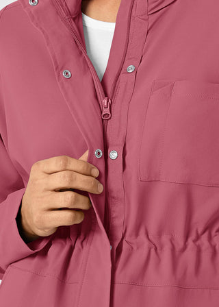 Wink Scrubs Wink Renew Women's Convertible Hood Jacket Black