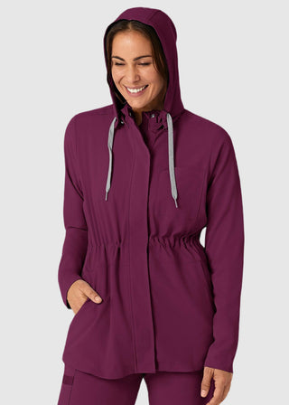 Wink Scrubs Wink Renew Women's Convertible Hood Jacket Black