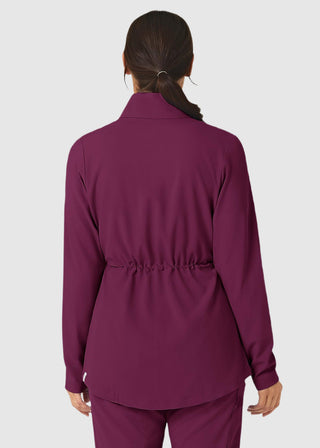 Wink Scrubs Wink Renew Women's Convertible Hood Jacket Black