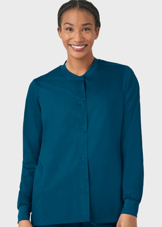 Wink Scrubs Wink Pro Women's Snap Front Warm-up Jacket