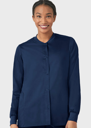 Wink Scrubs Wink Pro Women's Snap Front Warm-up Jacket