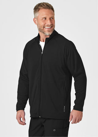Wink Scrubs Wink Layers Men's Fleece Solid Scrub Jacket