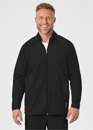Wink Scrubs Wink Layers Men's Fleece Solid Scrub Jacket