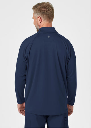 Wink Scrubs Wink Layers Men's Fleece Solid Scrub Jacket