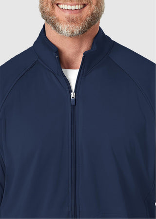 Wink Scrubs Wink Layers Men's Fleece Solid Scrub Jacket