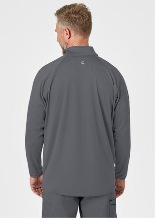 Wink Scrubs Wink Layers Men's Fleece Solid Scrub Jacket