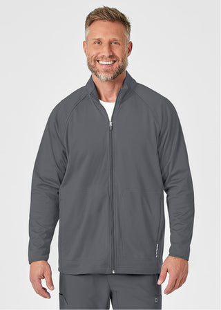 Wink Scrubs Wink Layers Men's Fleece Solid Scrub Jacket