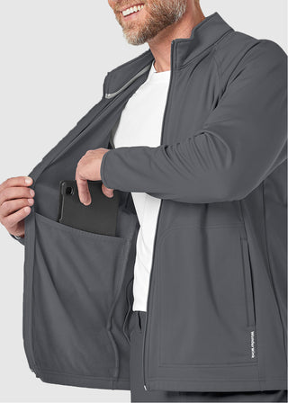 Wink Scrubs Wink Layers Men's Fleece Solid Scrub Jacket