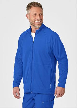 Wink Scrubs Wink Layers Men's Fleece Solid Scrub Jacket