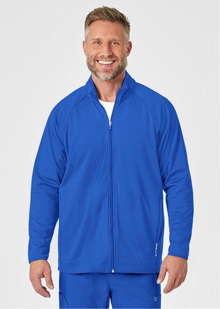 Wink Scrubs Wink Layers Men's Fleece Solid Scrub Jacket