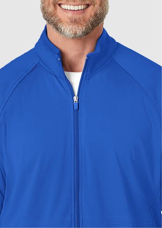 Wink Scrubs Wink Layers Men's Fleece Solid Scrub Jacket