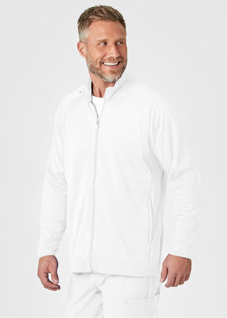 Wink Scrubs Wink Layers Men's Fleece Solid Scrub Jacket