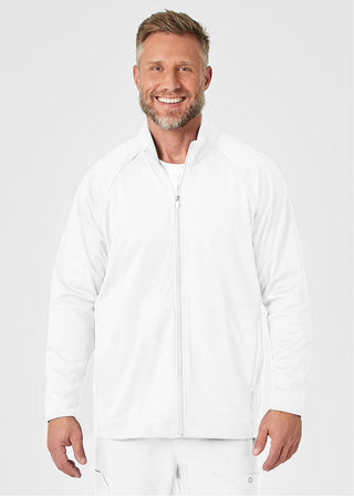 Wink Scrubs Wink Layers Men's Fleece Solid Scrub Jacket