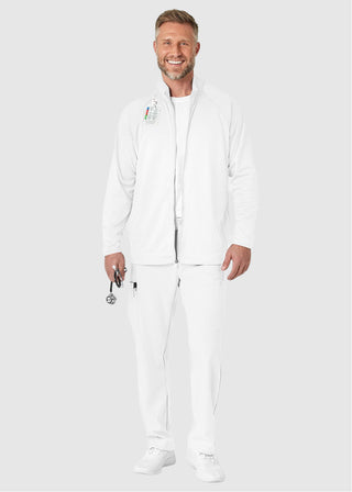 Wink Scrubs Wink Layers Men's Fleece Solid Scrub Jacket