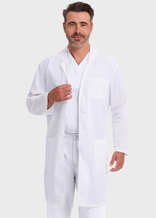 Dickies EDS Professional Whites Unisex Antimicrobial with Fluid Barrier 40 Inches Lab Coat