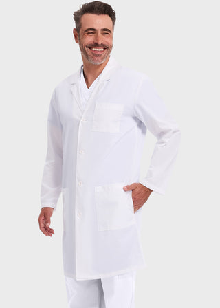 Dickies EDS Professional Whites Unisex Antimicrobial with Fluid Barrier 40 Inches Lab Coat
